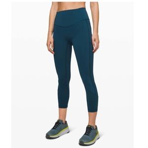 LULULEMON All the Right Places crop 23’’ teal/blue